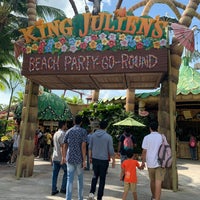 Photo taken at King Julien&amp;#39;s Beach Party-Go-Round by Amirah A. on 12/25/2019