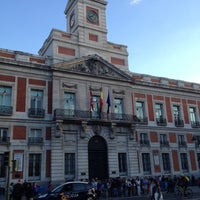 Photo taken at Puerta del Sol by Jordi G. on 4/24/2013