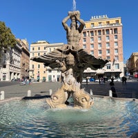 Photo taken at Fontana del Tritone by iBra . on 11/1/2022