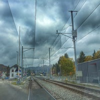 Photo taken at Bahnhof Rikon by Peter G. on 10/21/2015