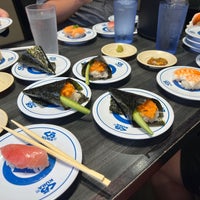 Photo taken at Kura Revolving Sushi Bar by Rachael W. on 6/9/2023