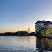 Photo taken at Salford Quays by Abdullah A. on 4/17/2024