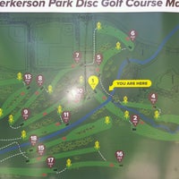 Photo taken at Perkerson Park Disc Golf Course by Lee S. on 8/14/2016