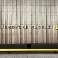 Photo taken at Metro =B= Smíchov Station by Jakub J. on 7/22/2022