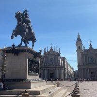 Photo taken at Piazza San Carlo by Abdulsalam on 8/6/2023