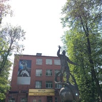 Photo taken at Памятник Гагарину by LMarg on 5/9/2016