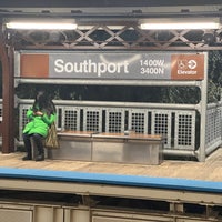 Photo taken at CTA - Southport by Tea R. on 10/31/2023