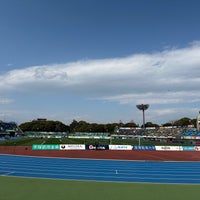 Photo taken at Lemon Gas Stadium Hiratsuka by ベリンダ柴戸 on 3/17/2024