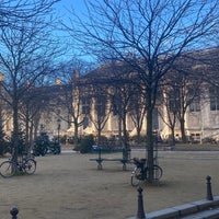 Photo taken at Place Dauphine by Marieta G. on 1/2/2023
