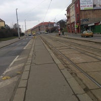 Photo taken at Na Hroudě (tram, bus) by Oto S. on 3/22/2013