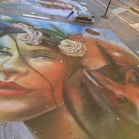2/25/2018 tarihinde Robin D.ziyaretçi tarafından Street Painting Festival in Lake Worth, FL'de çekilen fotoğraf