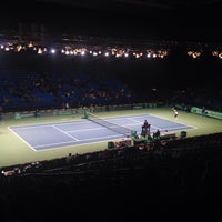 Photo taken at Davis CUP Russia Vs Poland by Alexey S. on 2/2/2014