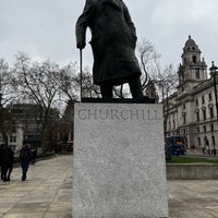 Photo taken at Winston Churchill Statue by Alexandre V. on 2/21/2023