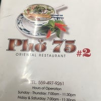 Das Foto wurde bei Pho 75 #2 Oriental Restaurant von Paul K. am 3/14/2016 aufgenommen