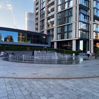 Photo taken at Merchant Square Fountains by . on 8/9/2023