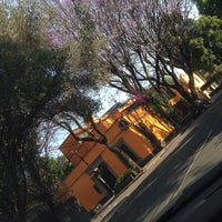 Photo taken at Calles de coyoacan by Marcos V. on 4/5/2014