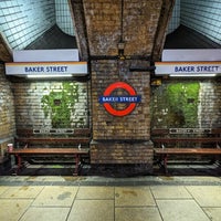 Photo taken at Baker Street London Underground Station by Nawaf A. on 12/12/2023