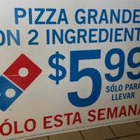 Photo taken at Domino&amp;#39;s Pizza by Sarah M. on 6/13/2013