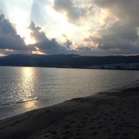 Photo taken at Taşucu Plajı by EmRe I. on 10/10/2015