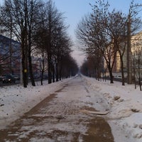 Photo taken at Бульвар Ибрагимова by Алиса К. on 12/18/2012