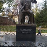 Photo taken at Памятник Загиру Исмагилову by Алиса К. on 10/8/2012