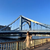 Photo taken at Sumidagawa-ohashi Bridge by おもち on 11/3/2023