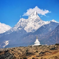 Photo taken at Mount Everest Base Camp by Dea A. on 1/21/2023
