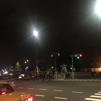 Photo taken at 原宿駅前交差点 by みこっこ on 12/3/2016