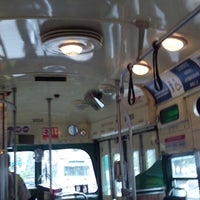 Photo taken at MUNI F Line Car no. 1050 by Daniel Z. on 8/13/2014