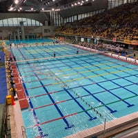 Photo taken at Tokyo Tatsumi International Swimming Center by takeyourmarks p. on 3/19/2023