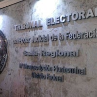 Photo taken at Tribunal Electoral del PJF Sala DF by Mikel R. on 10/17/2015