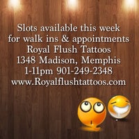 รูปภาพถ่ายที่ Royal Flush Tattoos โดย Tattoo C. เมื่อ 4/29/2014