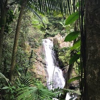 Photo taken at La Mina Trail And Waterfall by Turner U. on 3/17/2017