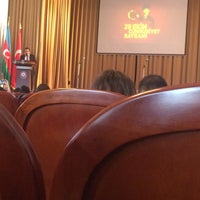 Photo taken at Azərbaycan Dövlət Pedaqoji Universiteti / Azerbaijan State Pedagogical University by Ebru A. on 10/27/2017