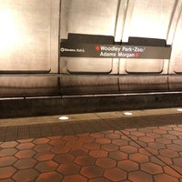 Photo taken at Woodley Park-Zoo/Adams Morgan Metro Station by Angie J. on 3/13/2022
