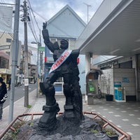 Photo taken at Gundam monument statue &amp;quot;From the Earth&amp;quot; by もえ on 3/2/2024