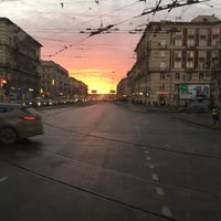 Photo taken at Zanevskaya Square by Kate K. on 2/14/2017