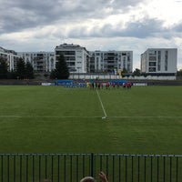 Photo taken at Štadión Rapid by Pavol on 7/31/2016