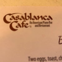 Photo taken at Casablanca Cafe by Brian P. on 5/28/2023