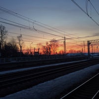 Photo taken at Платформа Новоподрезково by Анна П. on 3/11/2016