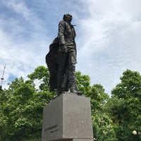 Photo taken at Памятник Островскому by Andrey M. on 6/18/2017