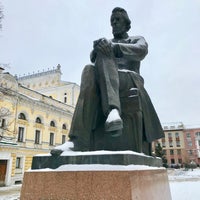 Photo taken at Monument to Nikolai Dobrolubov by Andrey M. on 12/9/2017