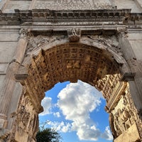 Photo taken at Arch of Titus by Tanner M. on 3/6/2023