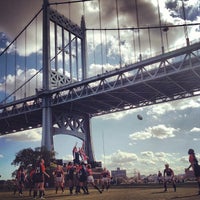 Photo taken at Hell Gate Rugby Fields by Robert B. on 9/12/2013