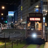 Photo taken at Torichosuji tram stop by 📕( &amp;#39;-&amp;#39; 📕 )ﾔｸｾﾝ on 7/31/2023
