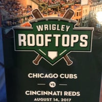 Photo taken at Wrigley Rooftops 1032 by Brian on 8/15/2017