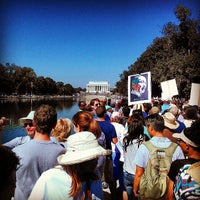 Photo taken at March On Washington by Melissa P. on 8/24/2013