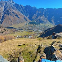 Photo taken at Stepantsminda (Kazbegi) by Aziz on 10/15/2023