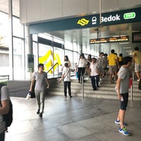 Photo taken at Bedok MRT Station (EW5) by Myo Hlaing A. on 6/30/2018