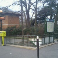 Photo taken at Métro Buttes Chaumont [7bis] by Thierry L. on 2/14/2011